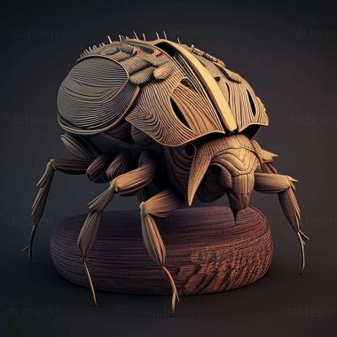 3D model Benthimermithidae (STL)